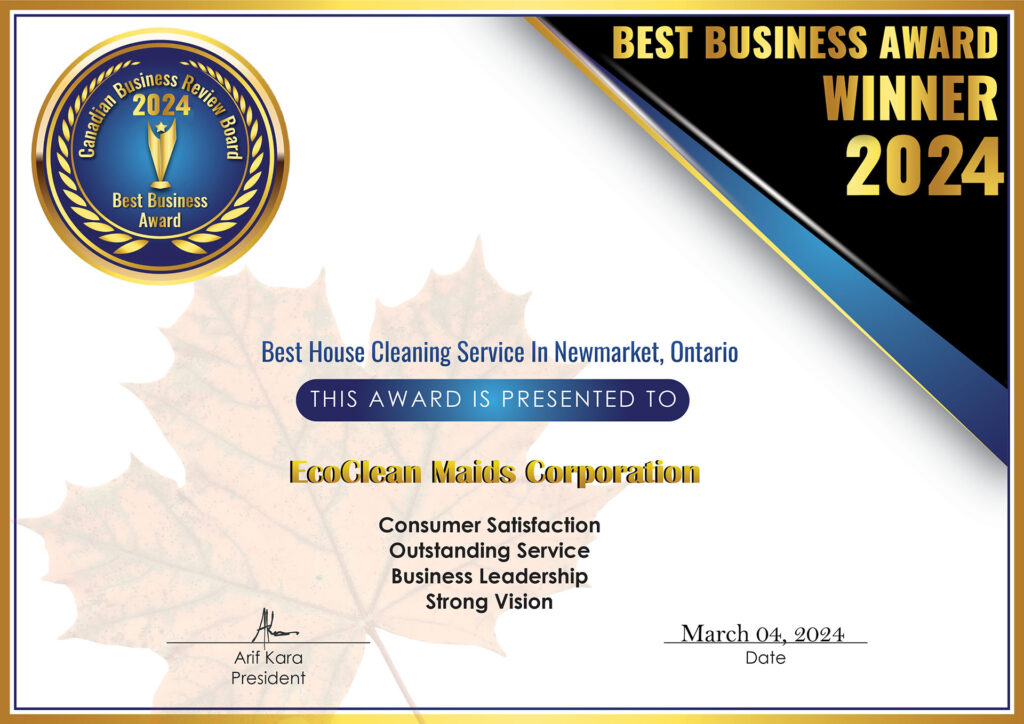 Best home cleaning service in Newmarket, Aurora, King City
